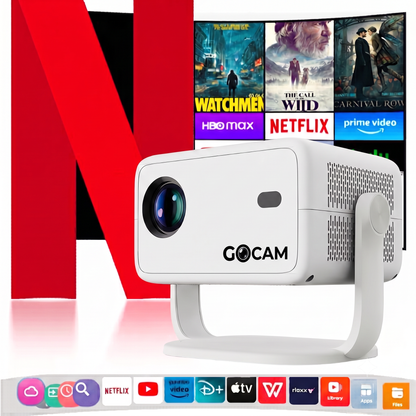 Projecteur Go Cam 4K V12 avec trépied intégré
